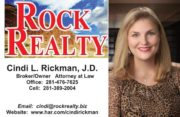 Cindi L. Rickman, J.D. ROCK REALTY