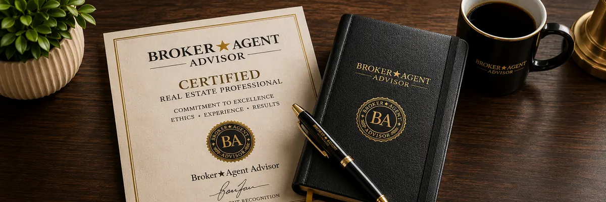 Broker Agent Advisor real estate professional certification and recognition