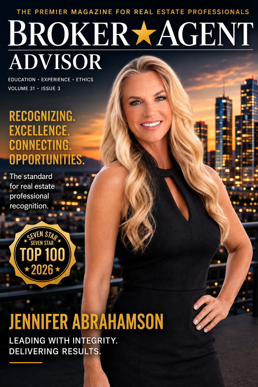 Broker Agent Advisor Magazine featuring real estate professionals and industry editorial